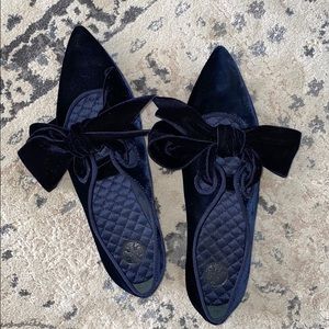 Tory Burch Velvet Pointed Flats
